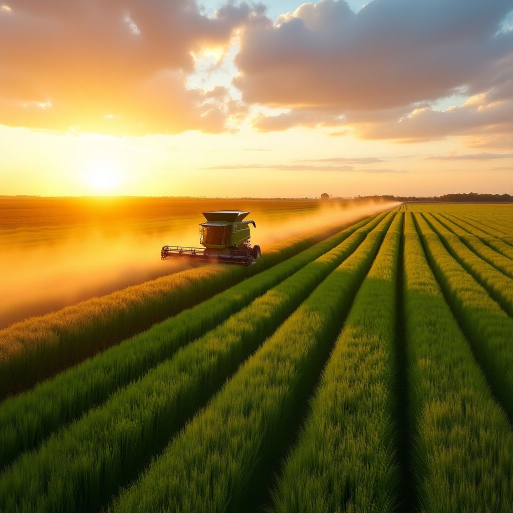 Proyecto agrícola en la Pampa argentina